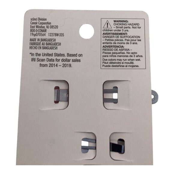 Scunci U Got This Red White Blue Hair Snap Clips Assorted Colors 5 Pcs 12278 - Picture 3 of 8